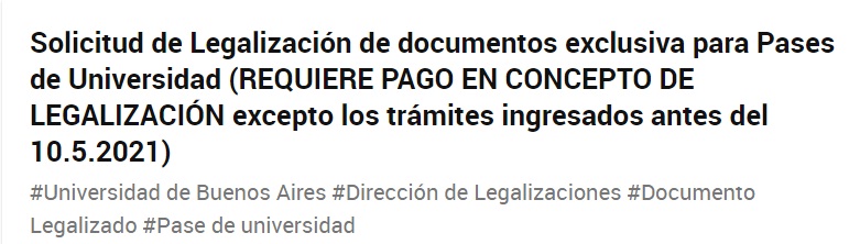 Legalización
